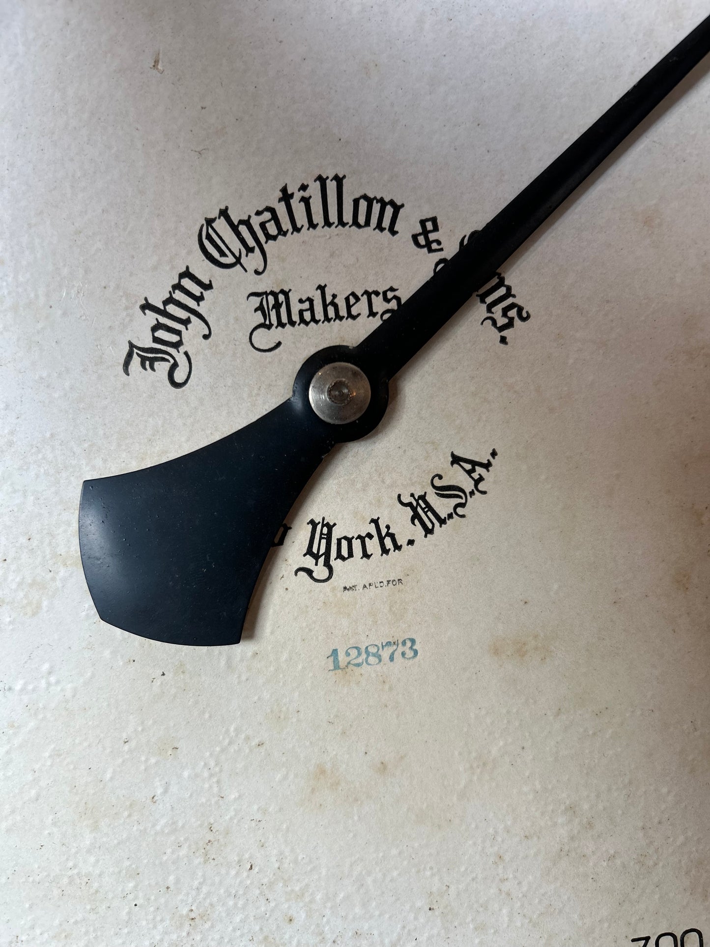 John Chatillon & Sons 9 Kilo Capacity Industrial Hanging Scale