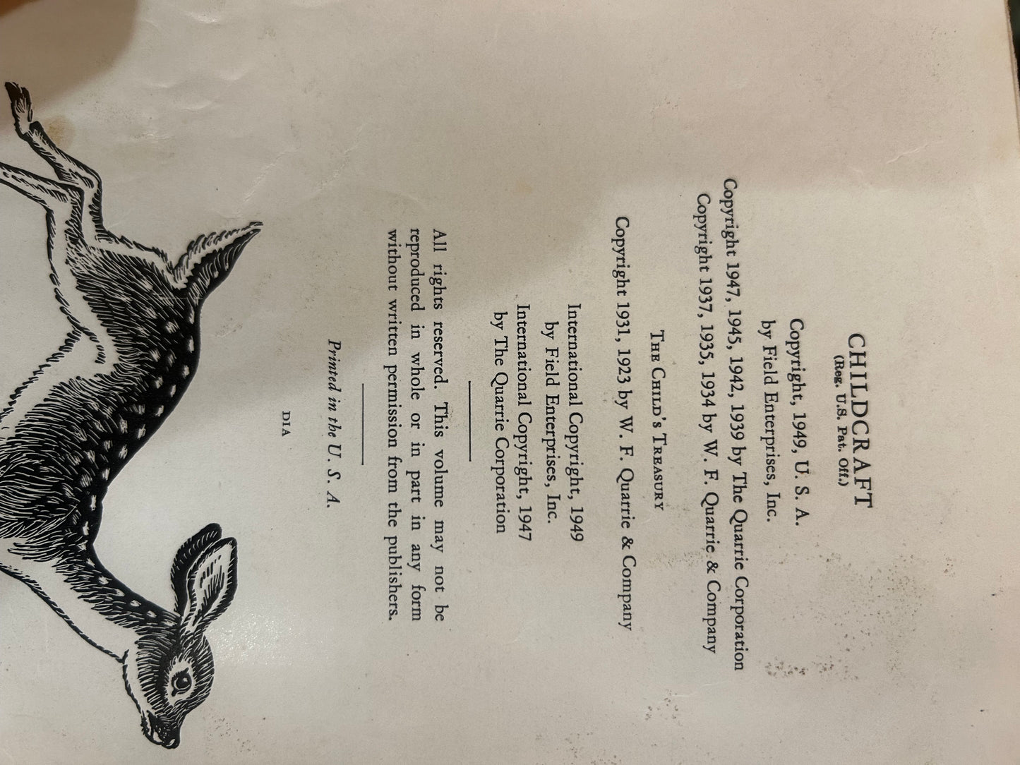 1950’s Child Craft Books 1-4