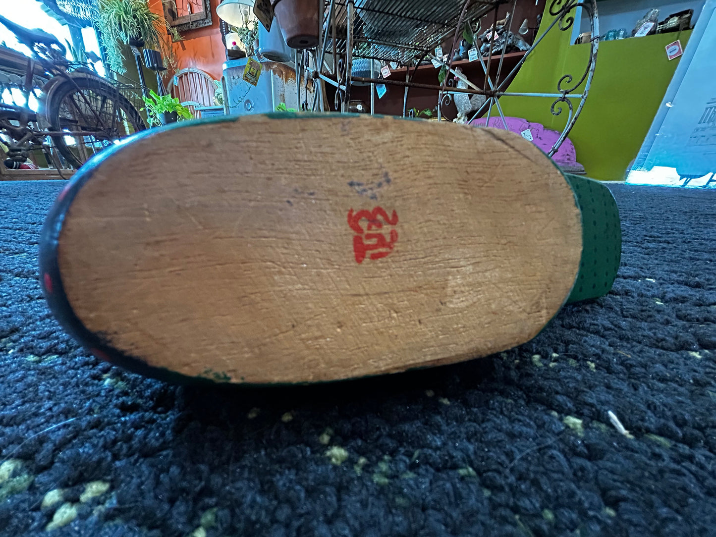 Vintage Korean Wedding Duck- Hand Carved/ Painted