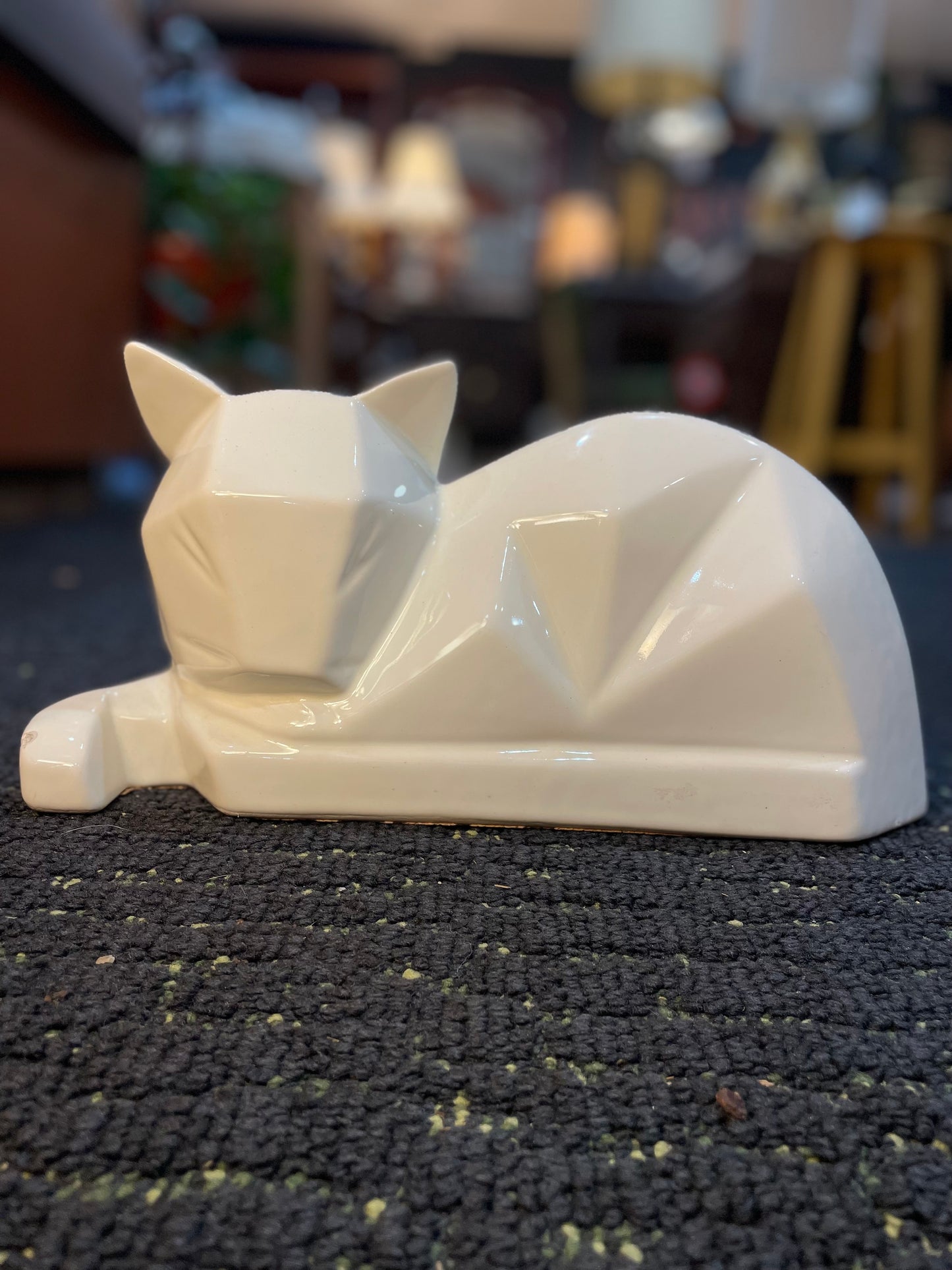 Hyalyn Pottery Art Deco/Cubist Cat- Vanguard Accents