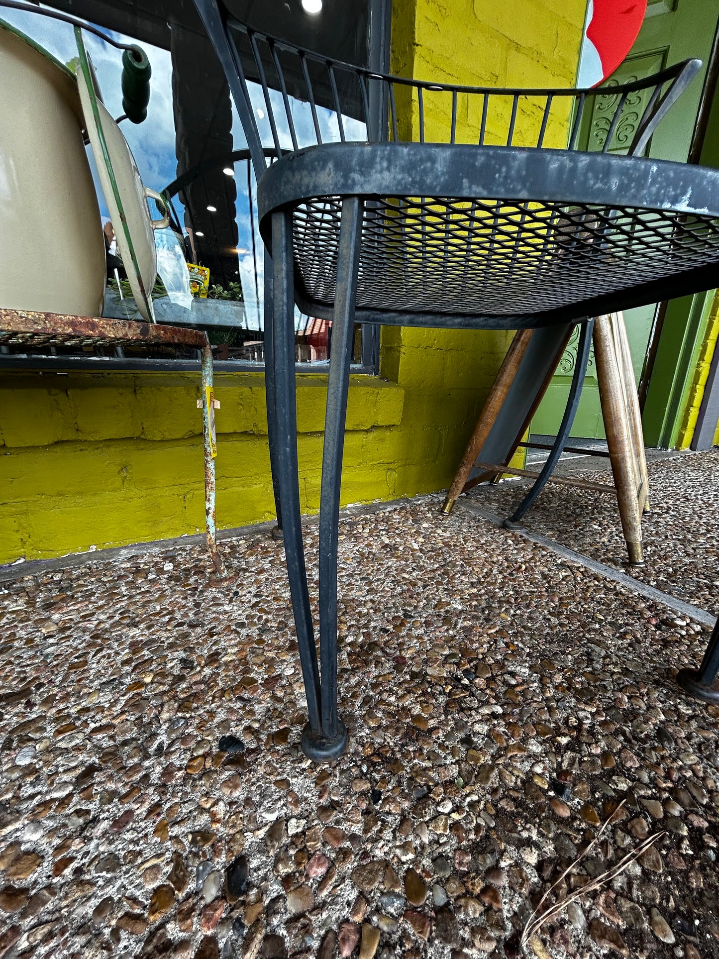 Vintage Russel Woodard Mid Century Wrought Iron Chairs