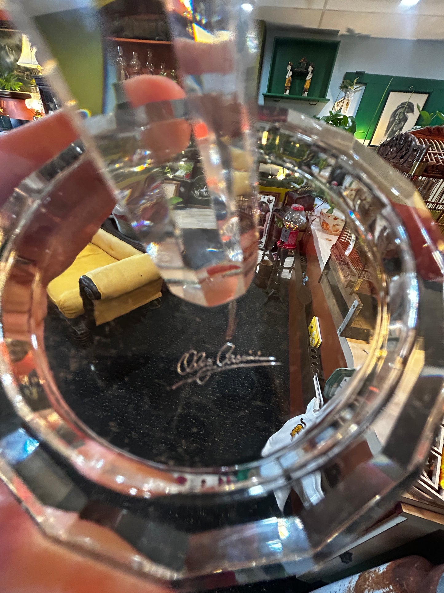 Vintage Oleg Cassini Crystal Ring Holder