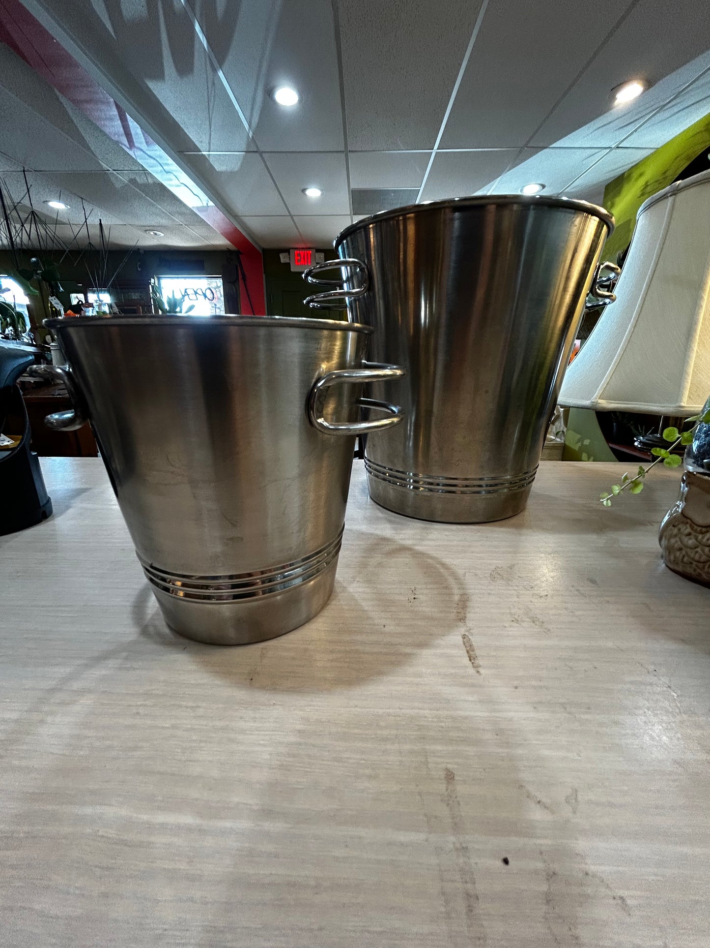 Vintage International Silver Ice and Champagne Bucket- Set