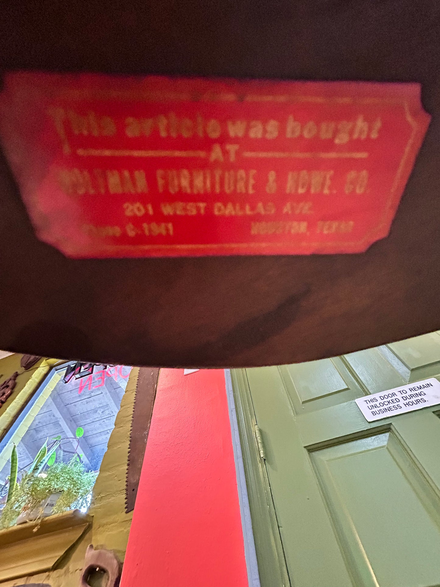 Antique Wooden Oval Side Table with Undercut Center Design