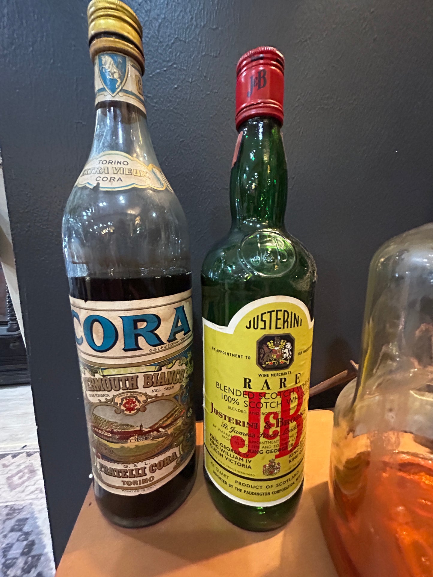 Collection of Vintage and Antique Liquor Bottles- One Pre-Prohibition