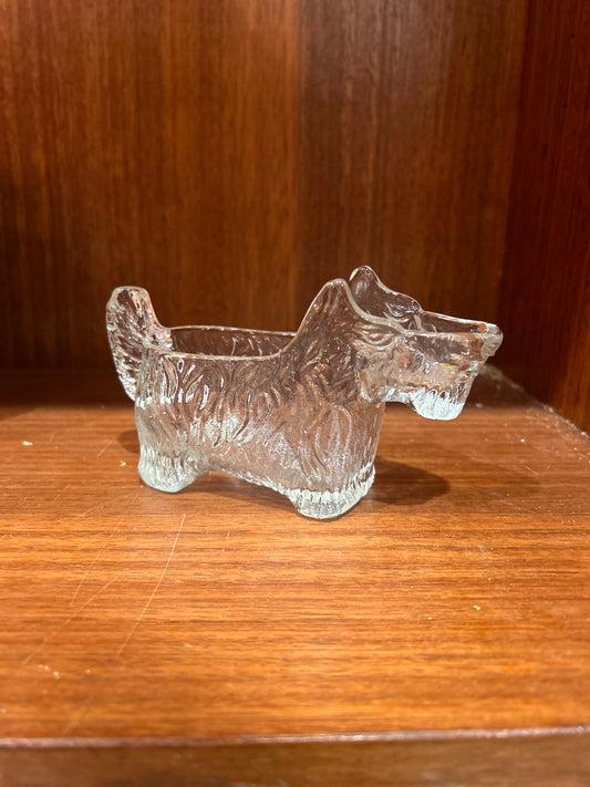 1930’s Glass Scotty Dog Terrier- Creamer Pitcher