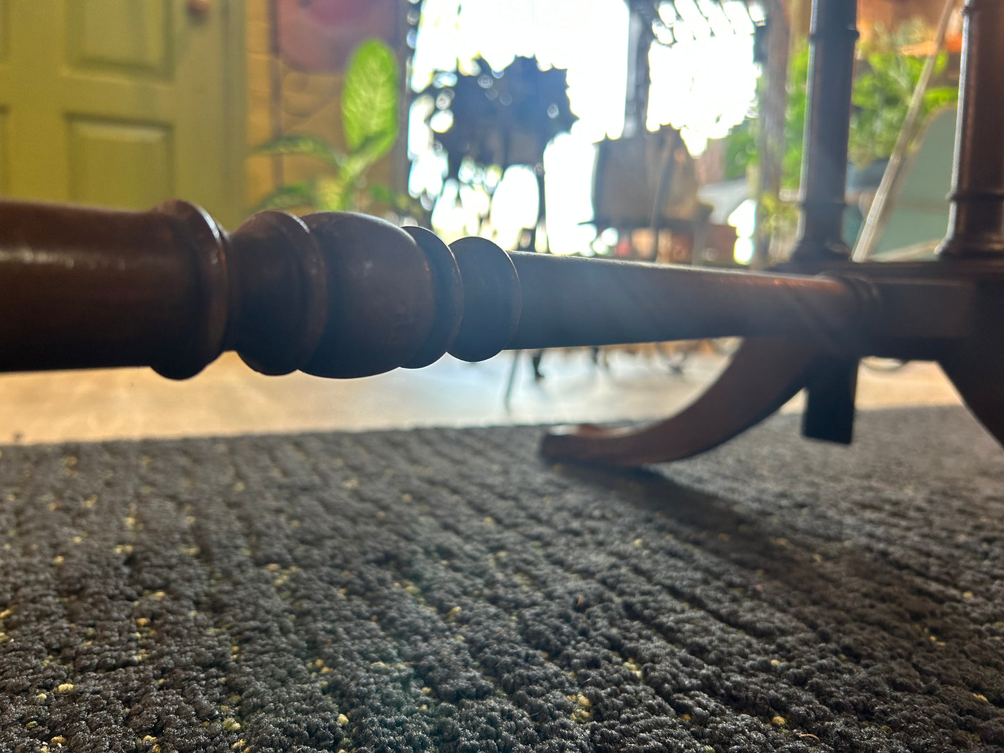 Antique 1900’s Pie Crust Rim Mahogany Coffee Table- Imperial Stamped