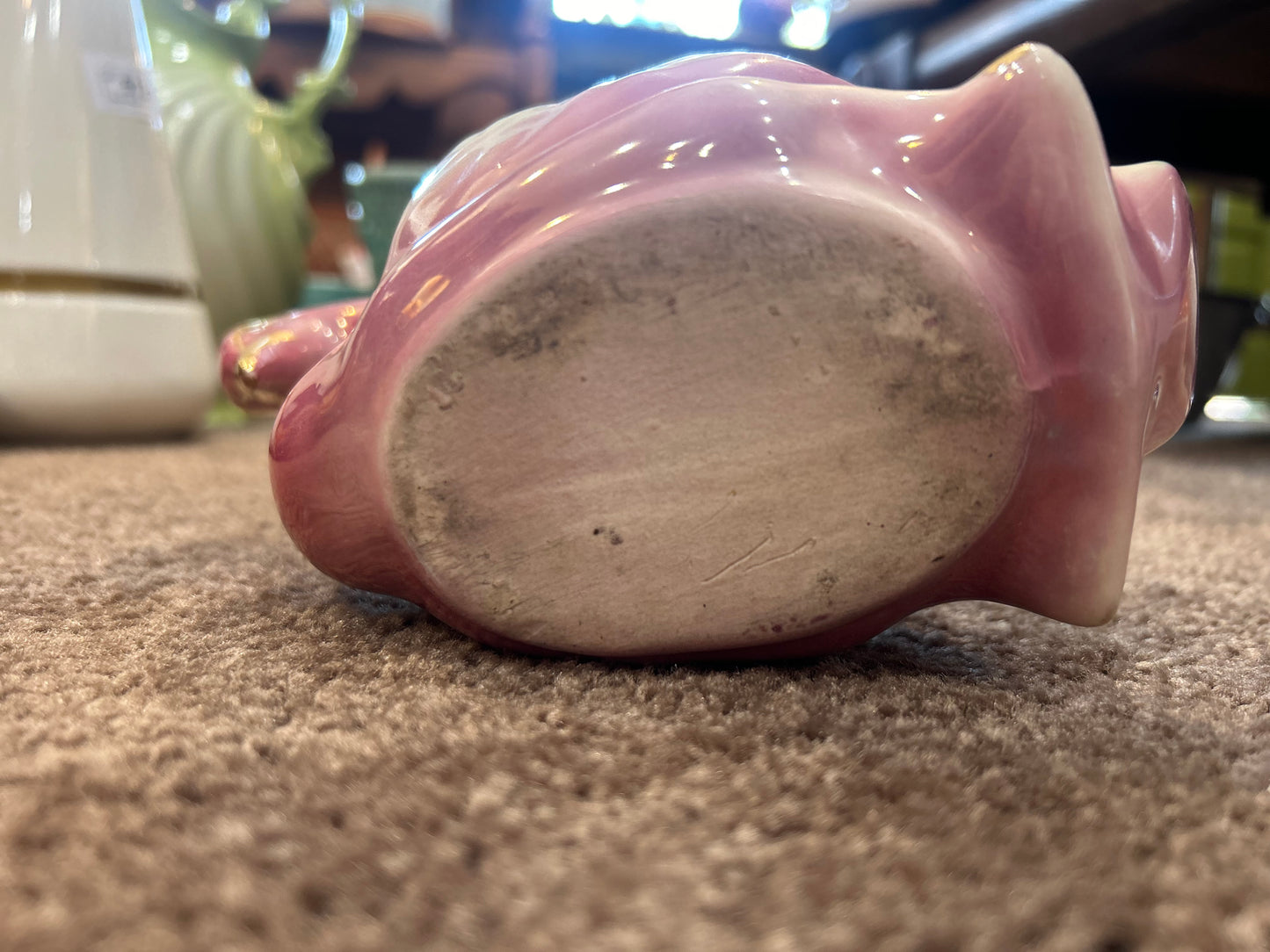 Vintage Colonial China Swan Planter