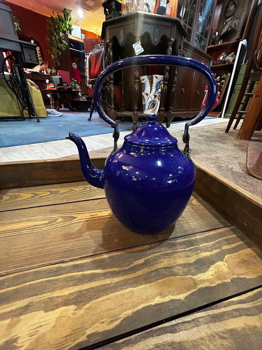 Cobalt Blue Yugoslavian Tea Pot