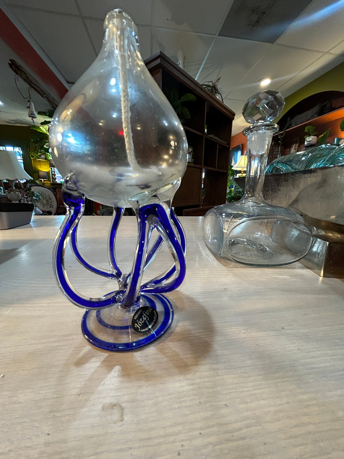 Jozefina Krosno Handblown Oil Lamp