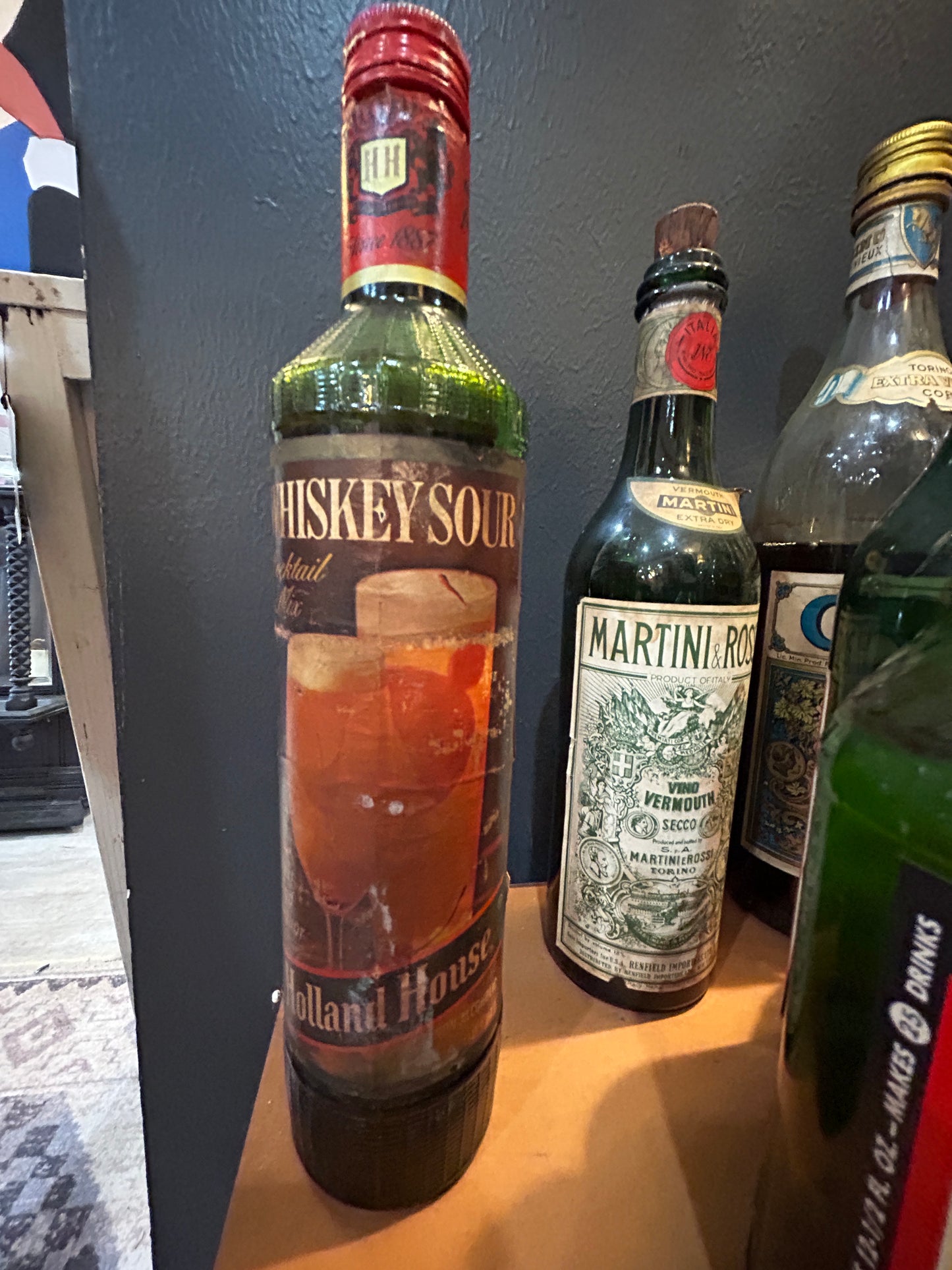 Collection of Vintage and Antique Liquor Bottles- One Pre-Prohibition