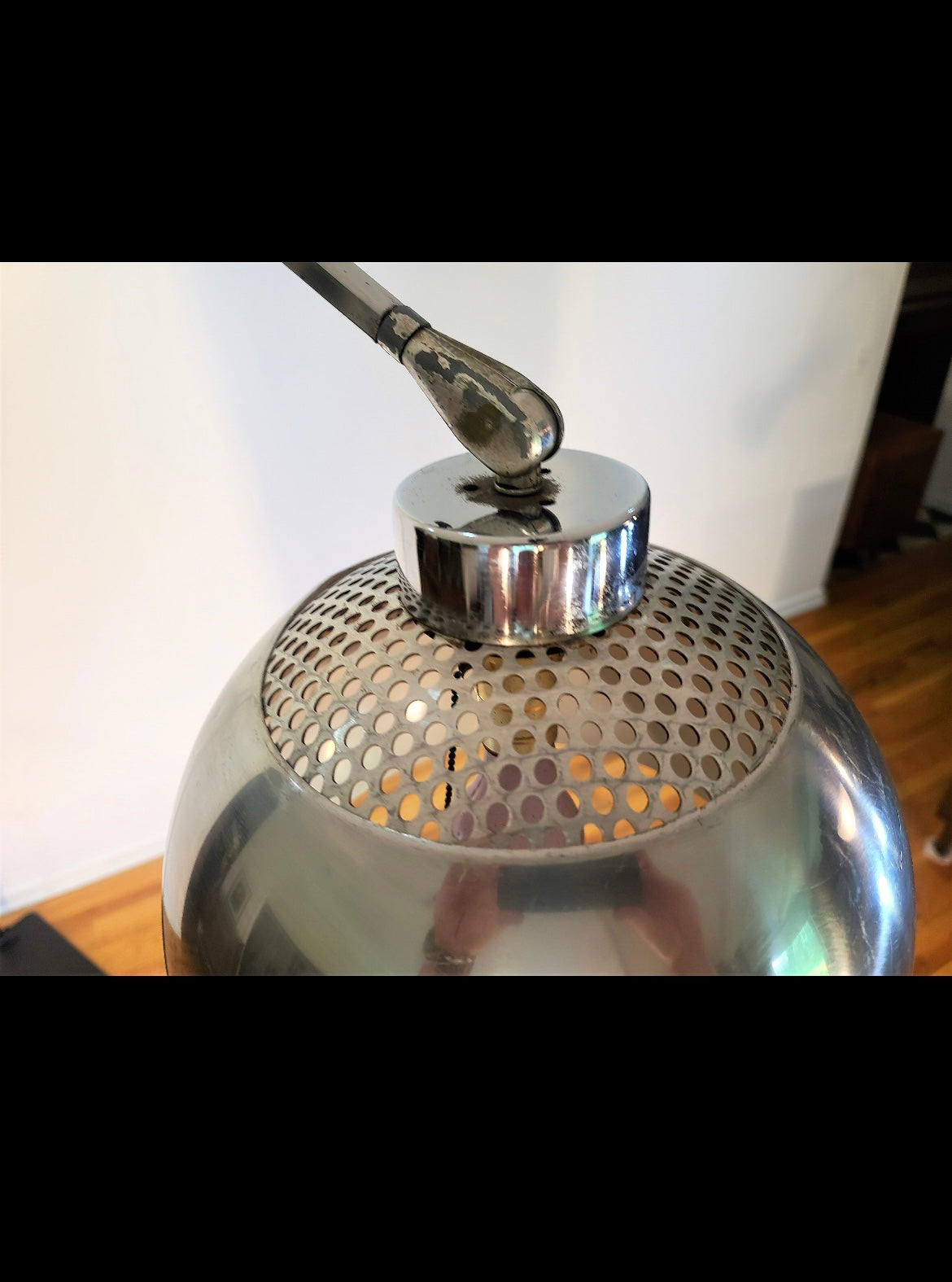 Modern Era Chrome Arc Floor Lamp