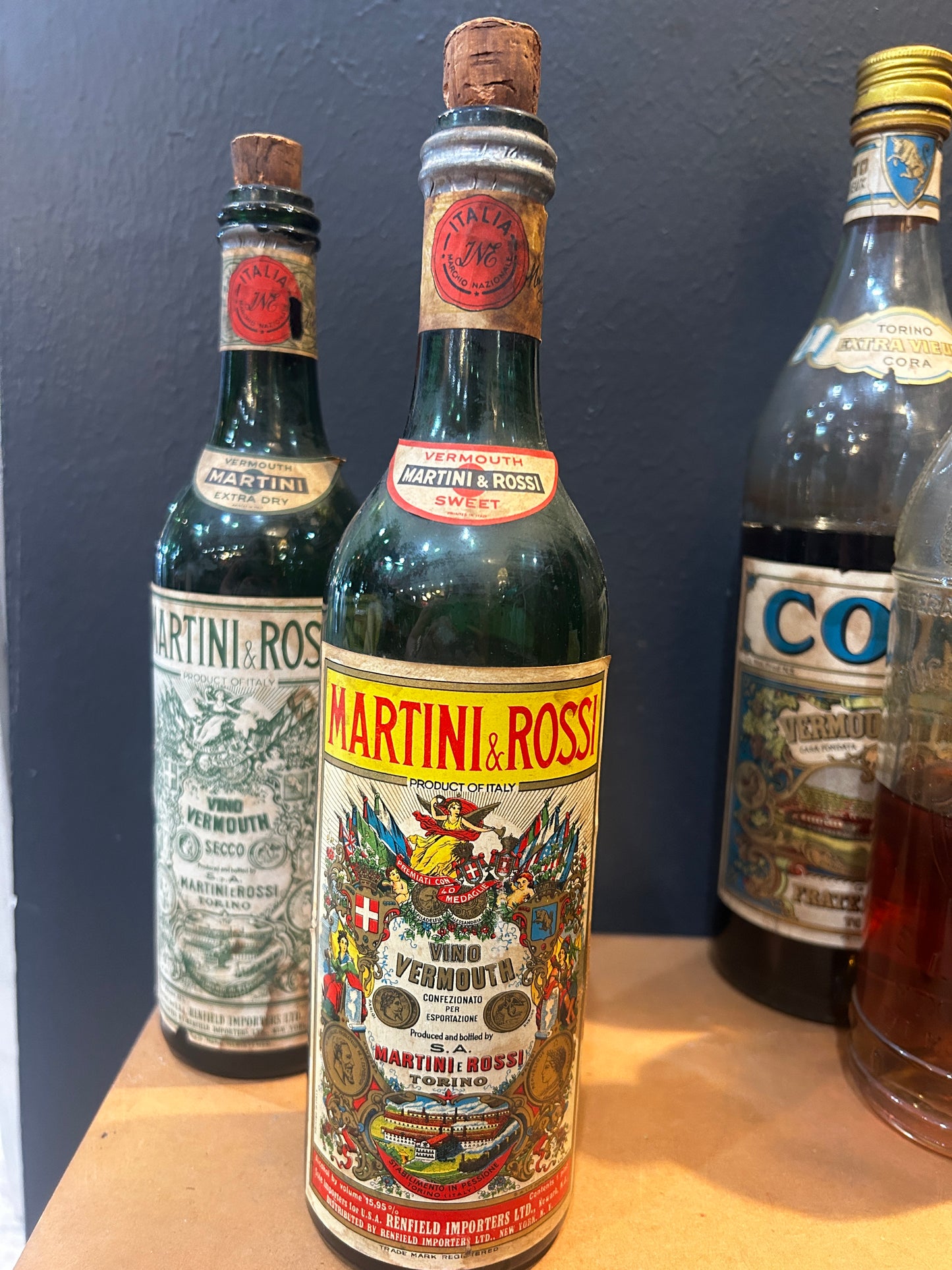 Collection of Vintage and Antique Liquor Bottles- One Pre-Prohibition