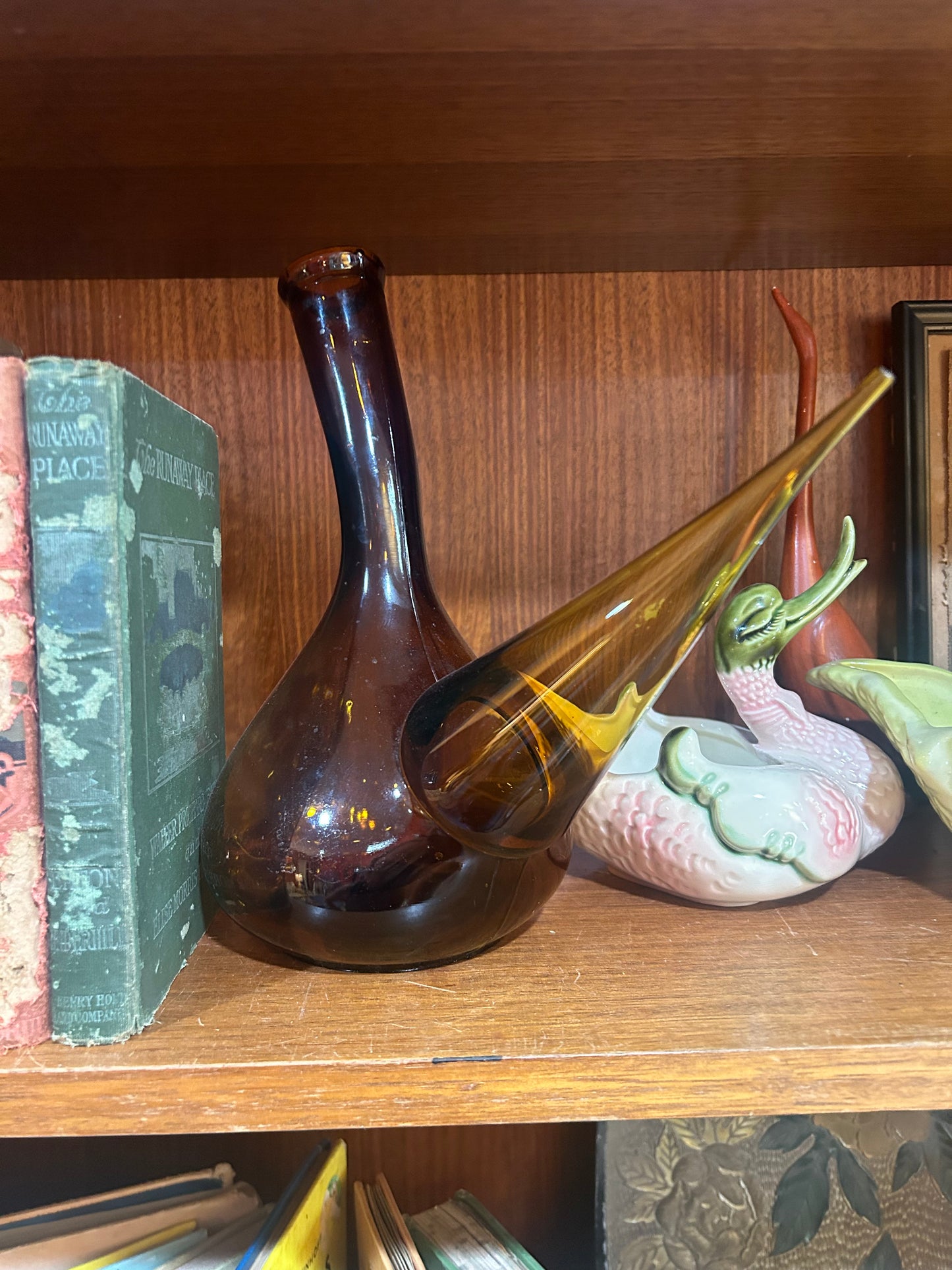 Vintage MCM Porron- Wine Decanter