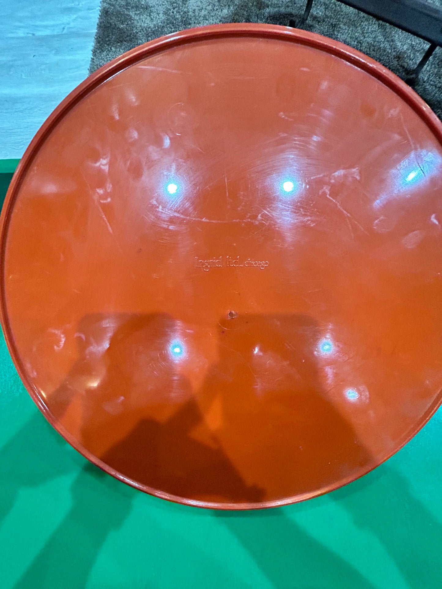 Vintage MCM Ingrid ltd., Chicago Orange Tray