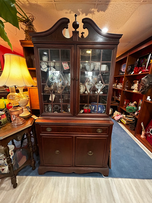 Wooden Dining Room Hutch