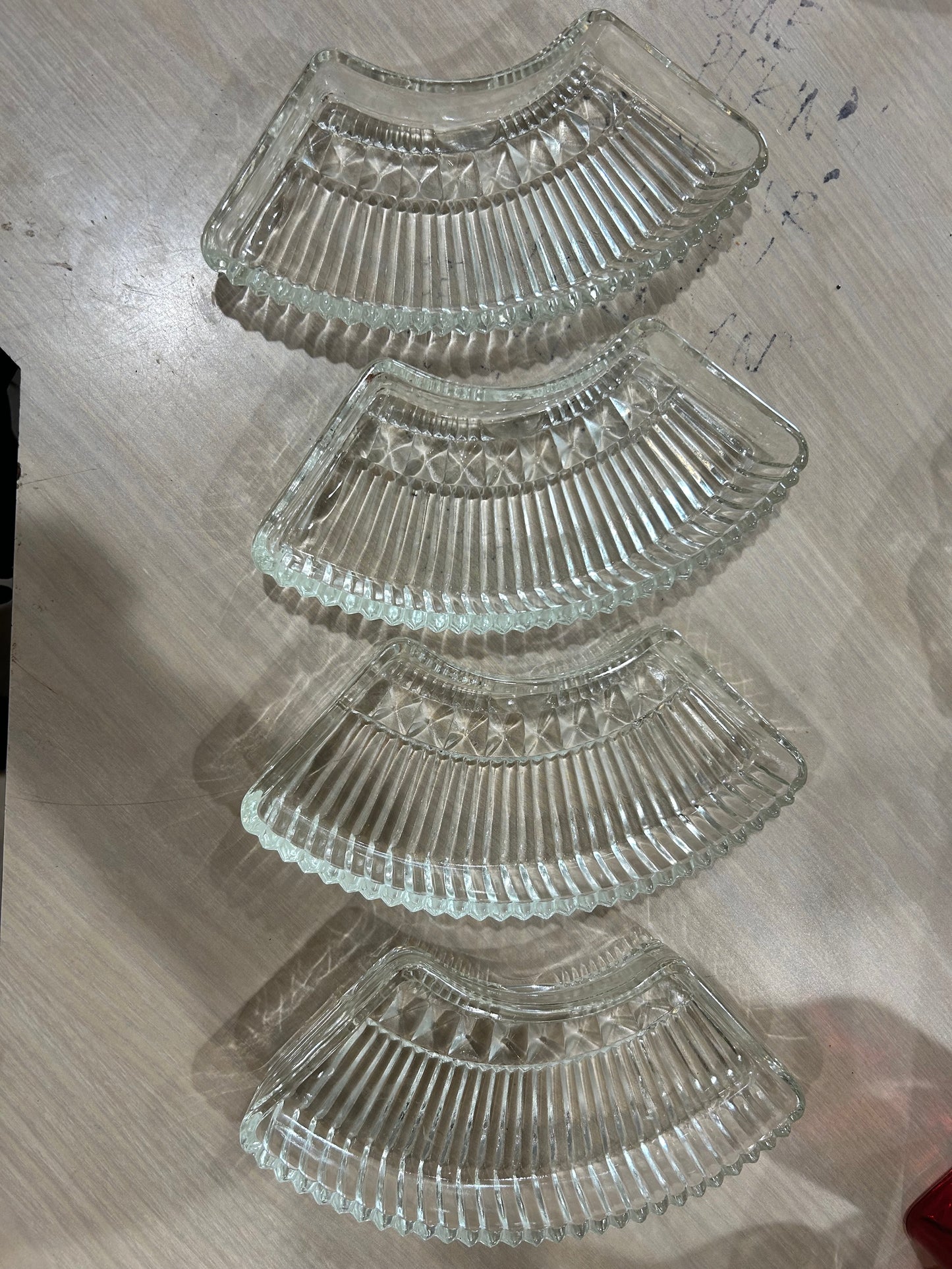 Kromex Lazy Susan Serving Dishes- Set of 4