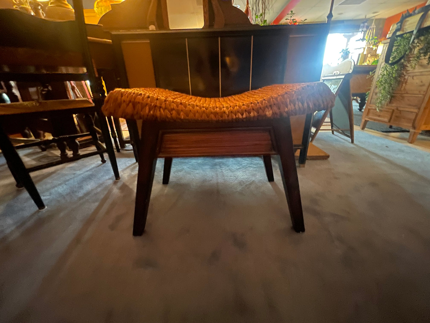 Rattan Bench/ Footstool/ Luggage Rack