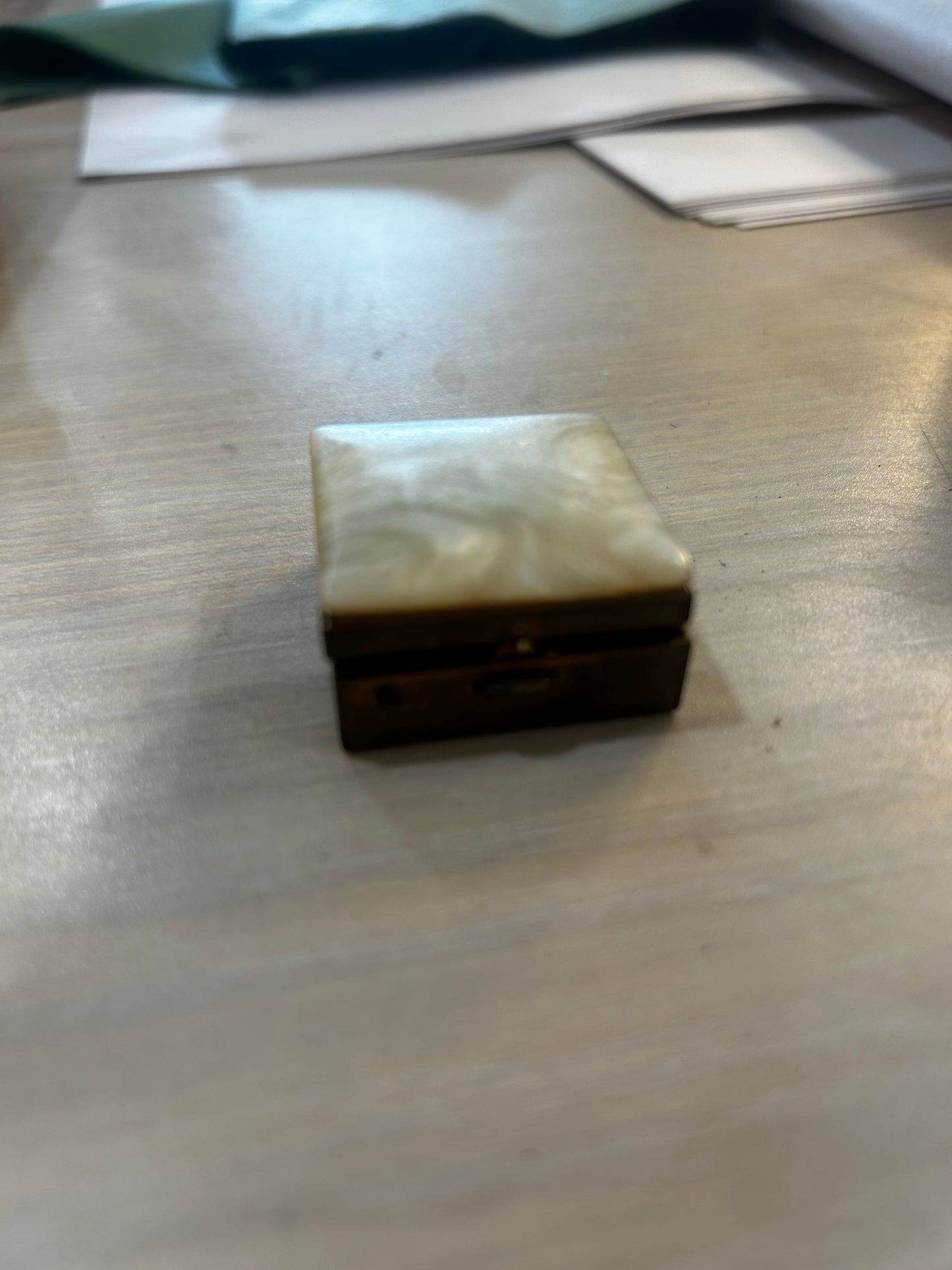 Mother of Pearl Trinket Box