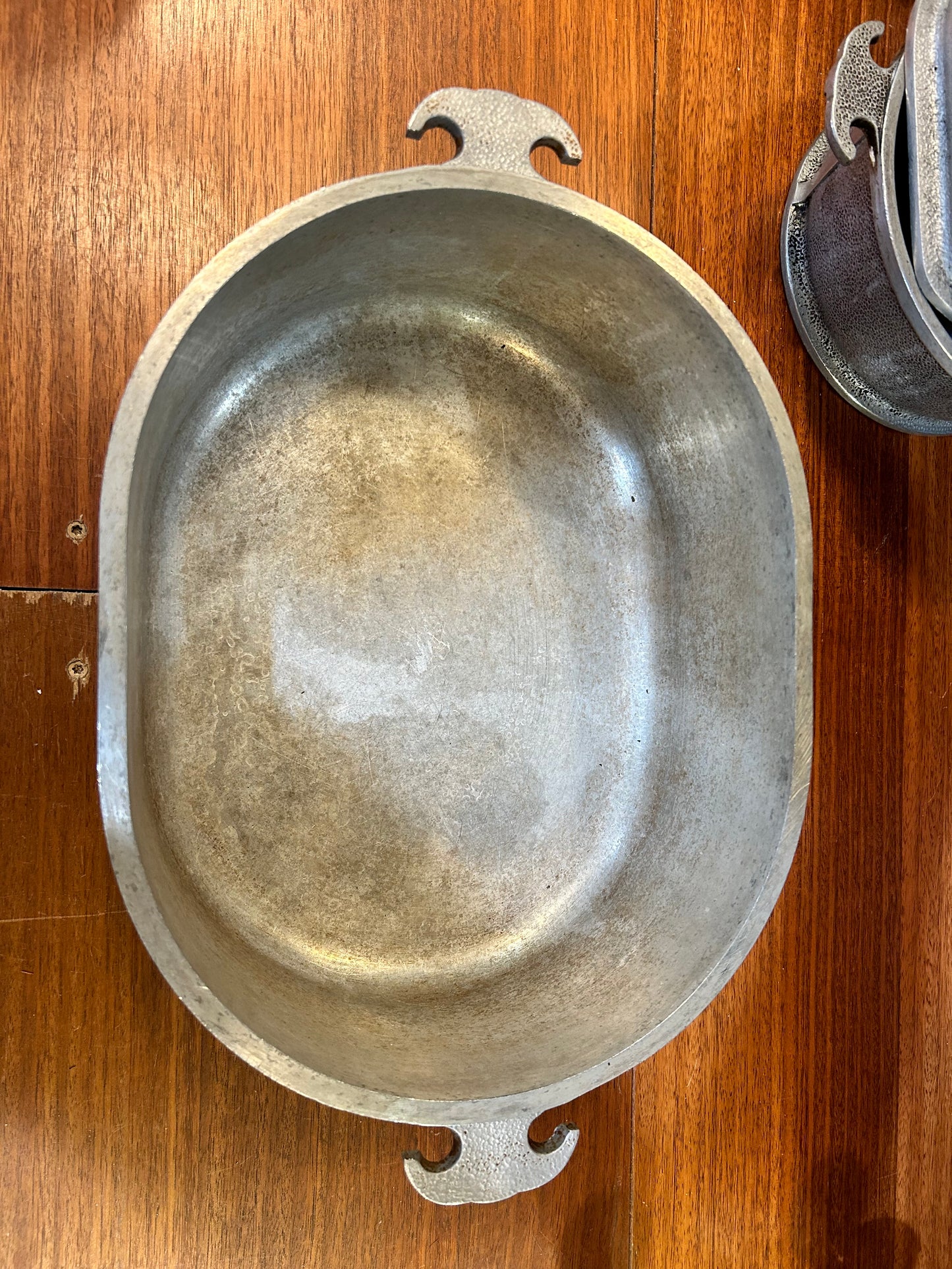 Guardian Service Vintage Aluminum Roaster with Glass Lid and Tray