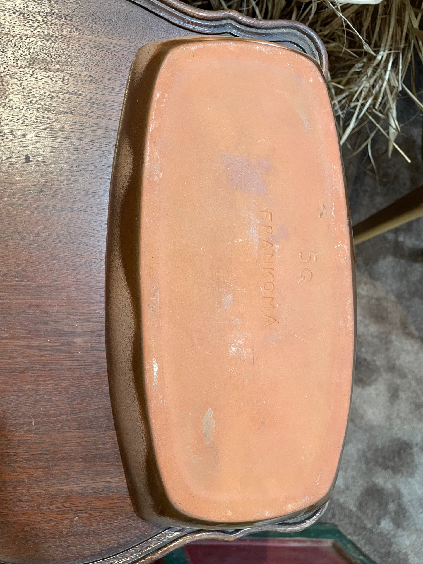 Frankoma Divided Serving Dish- Plainsmen Brown