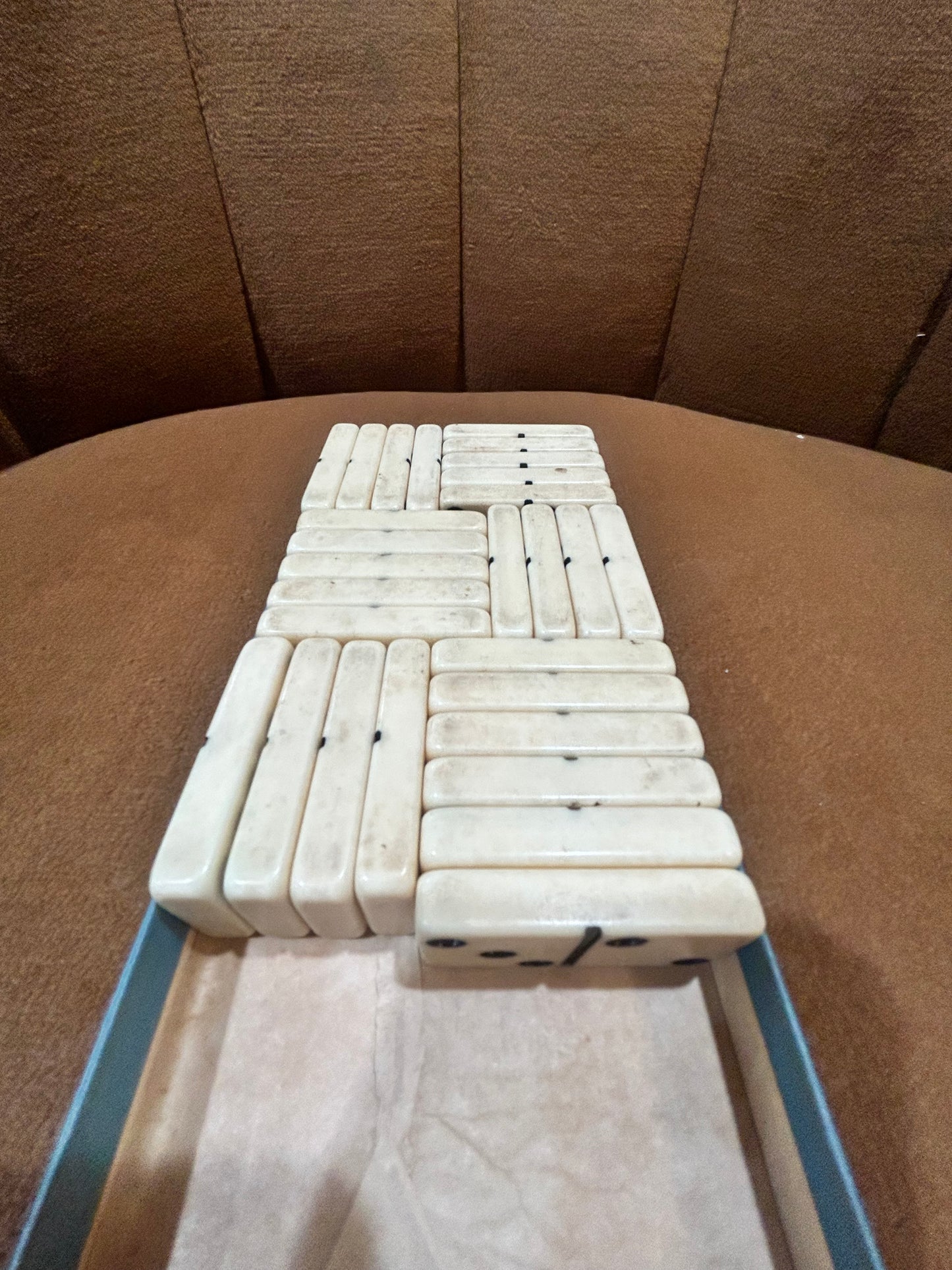 Vintage White Extra Thick Dominos- Full Set