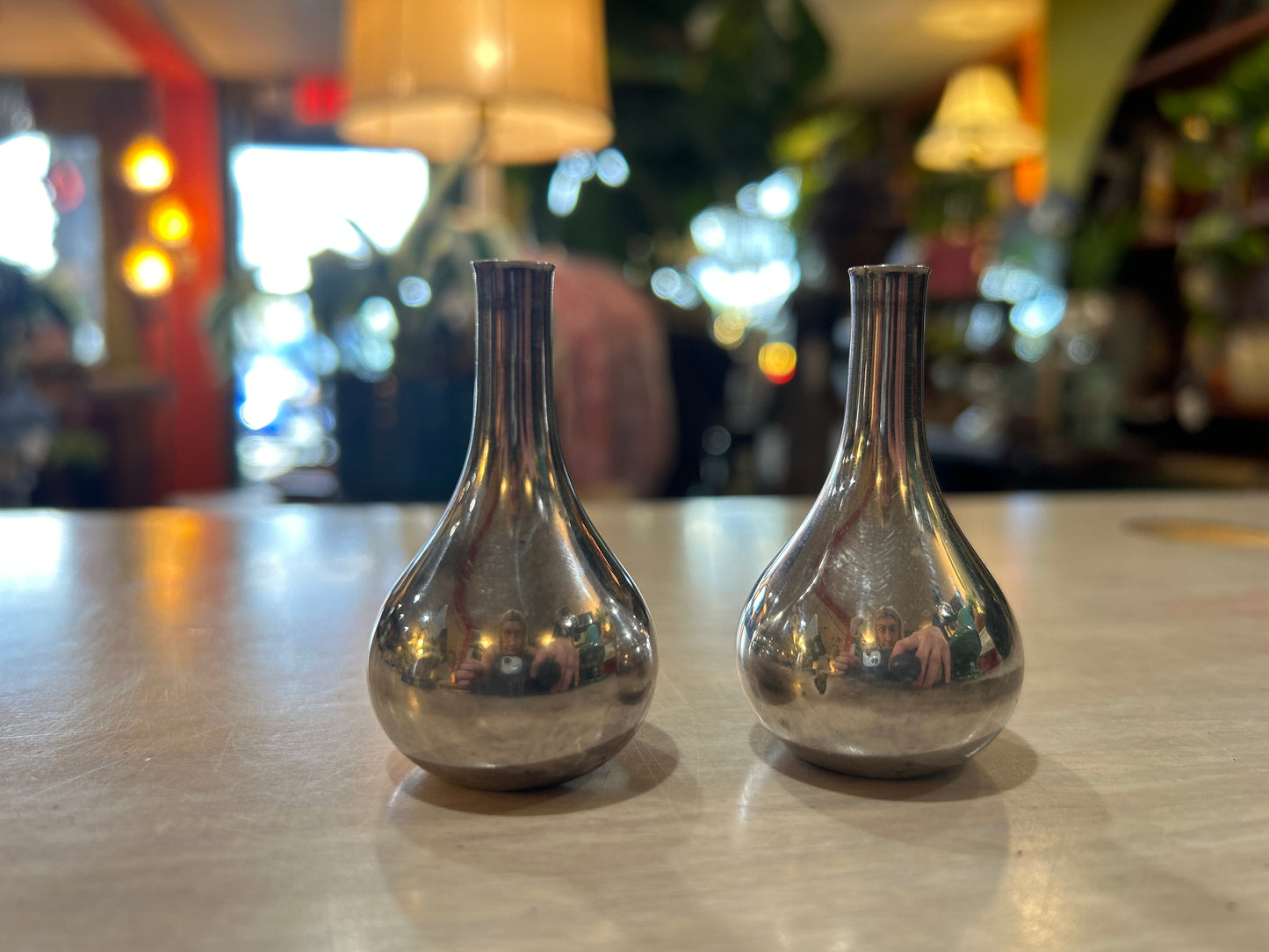 Dansk “Silver Onion” Silver Plated Candle Holders- Set of 2