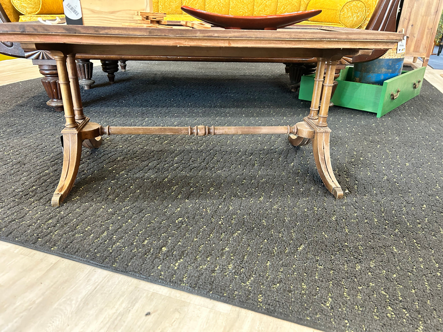 Antique 1900’s Pie Crust Rim Mahogany Coffee Table- Imperial Stamped