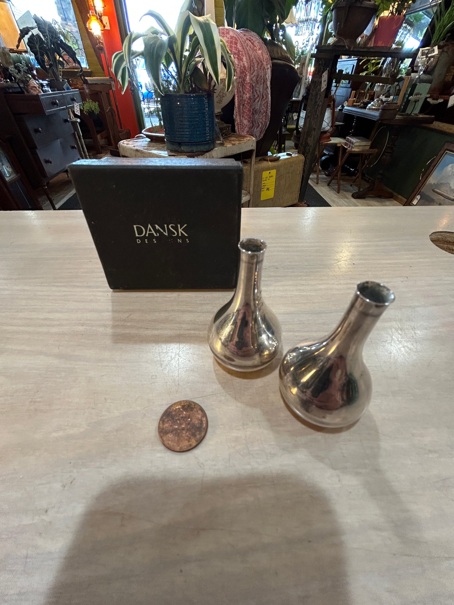 Dansk “Silver Onion” Silver Plated Candle Holders- Set of 2