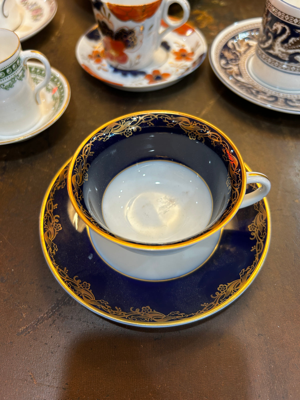 Rosenthal Classic Rose Collection- Teacup and Saucer Set – Blue 