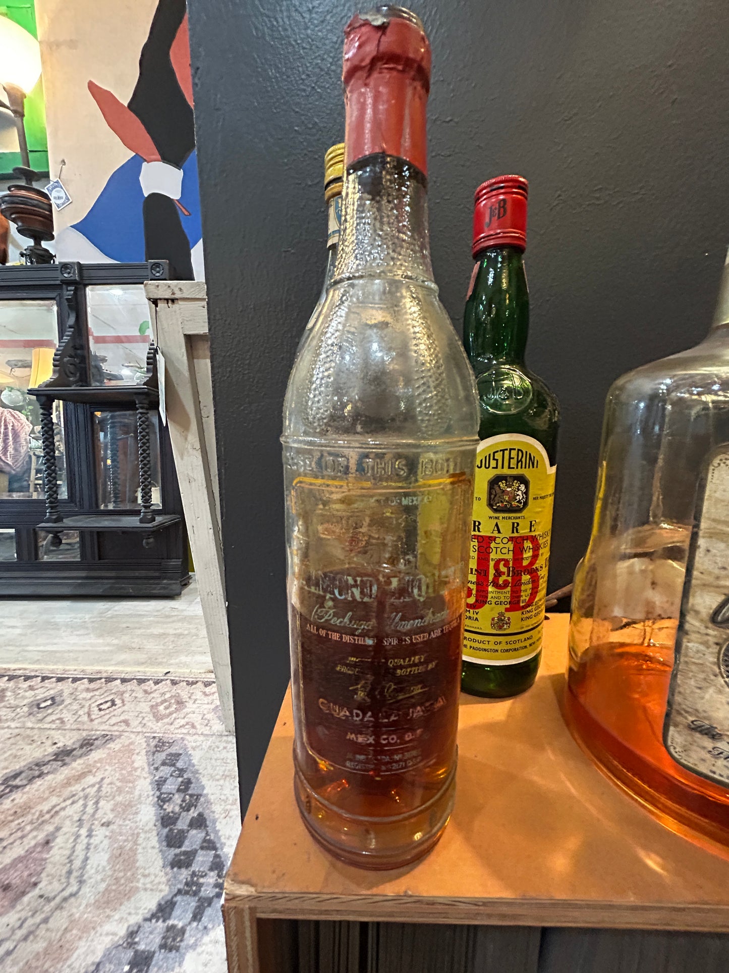 Collection of Vintage and Antique Liquor Bottles- One Pre-Prohibition