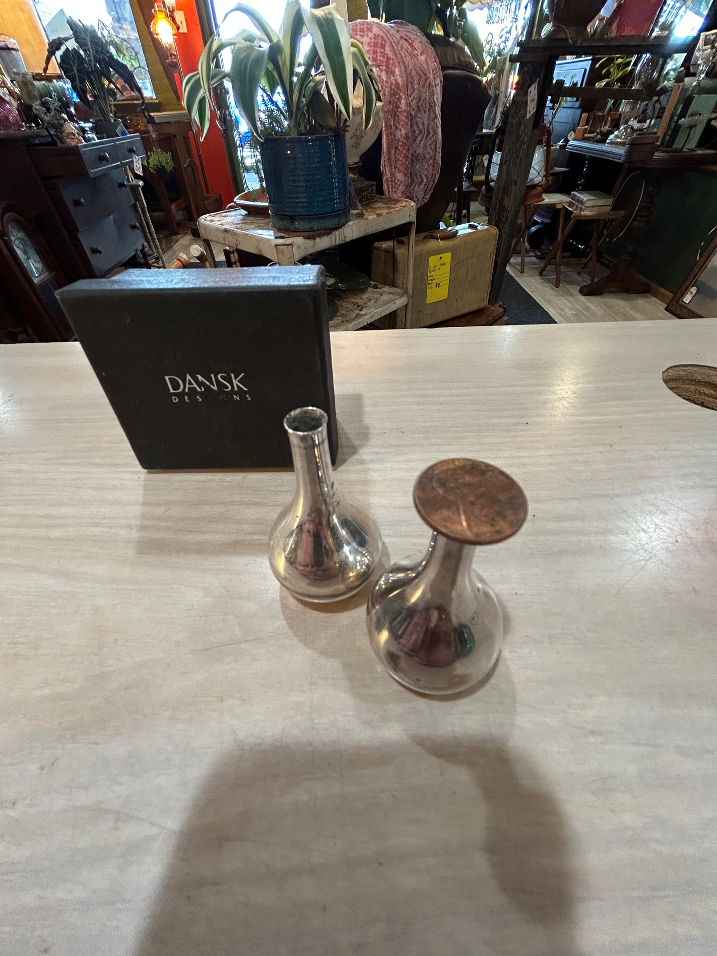 Dansk “Silver Onion” Silver Plated Candle Holders- Set of 2