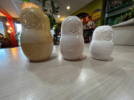 Vintage Fred Matryoshka Nesting Doll Measuring Cups