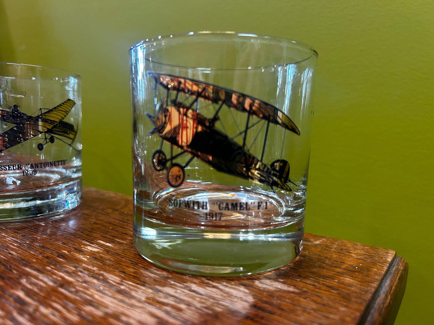Mid Cent. First Flight Whiskey Glasses- Set of 8- RARE