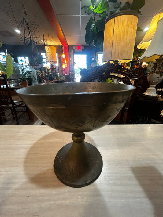 Brass Pedestal Chalice