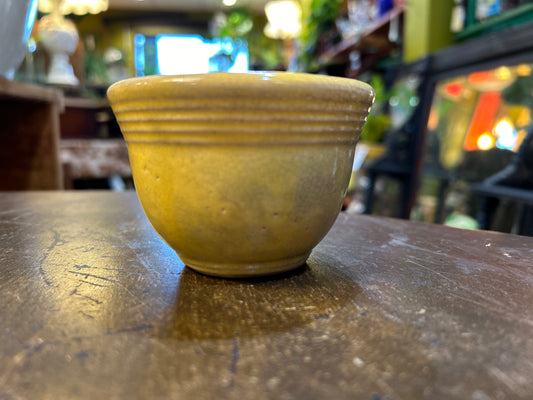 Small Butter Yellow Crock Bowl