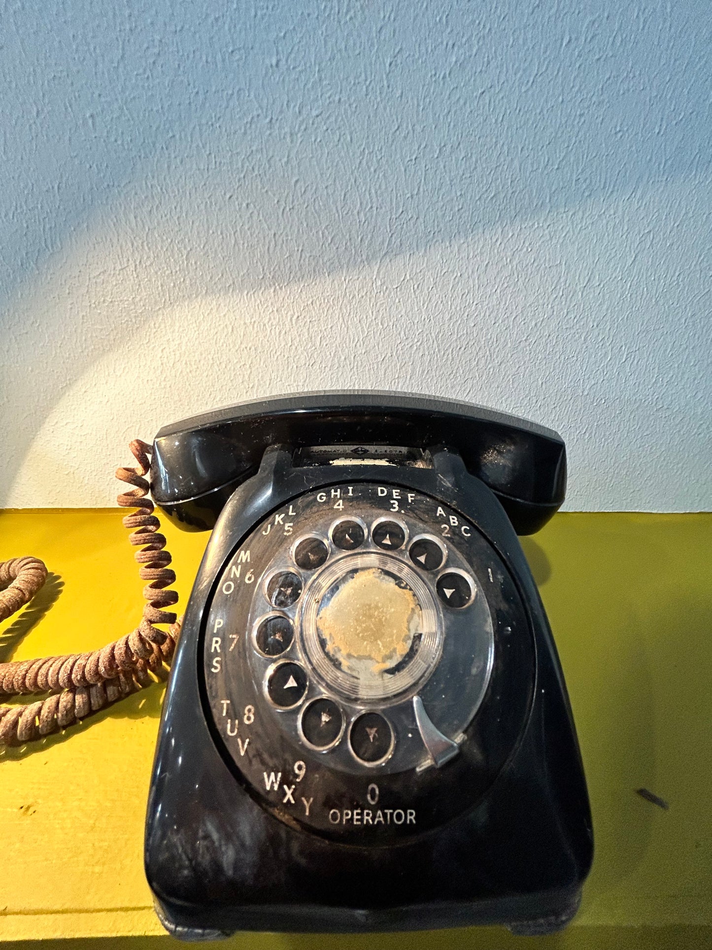 Vintage Rotary Dial Telephone- Black
