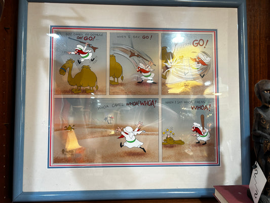 Friz Freleng, Yosemite “Sahara Sam” Animation- Signed and Framed -RARE