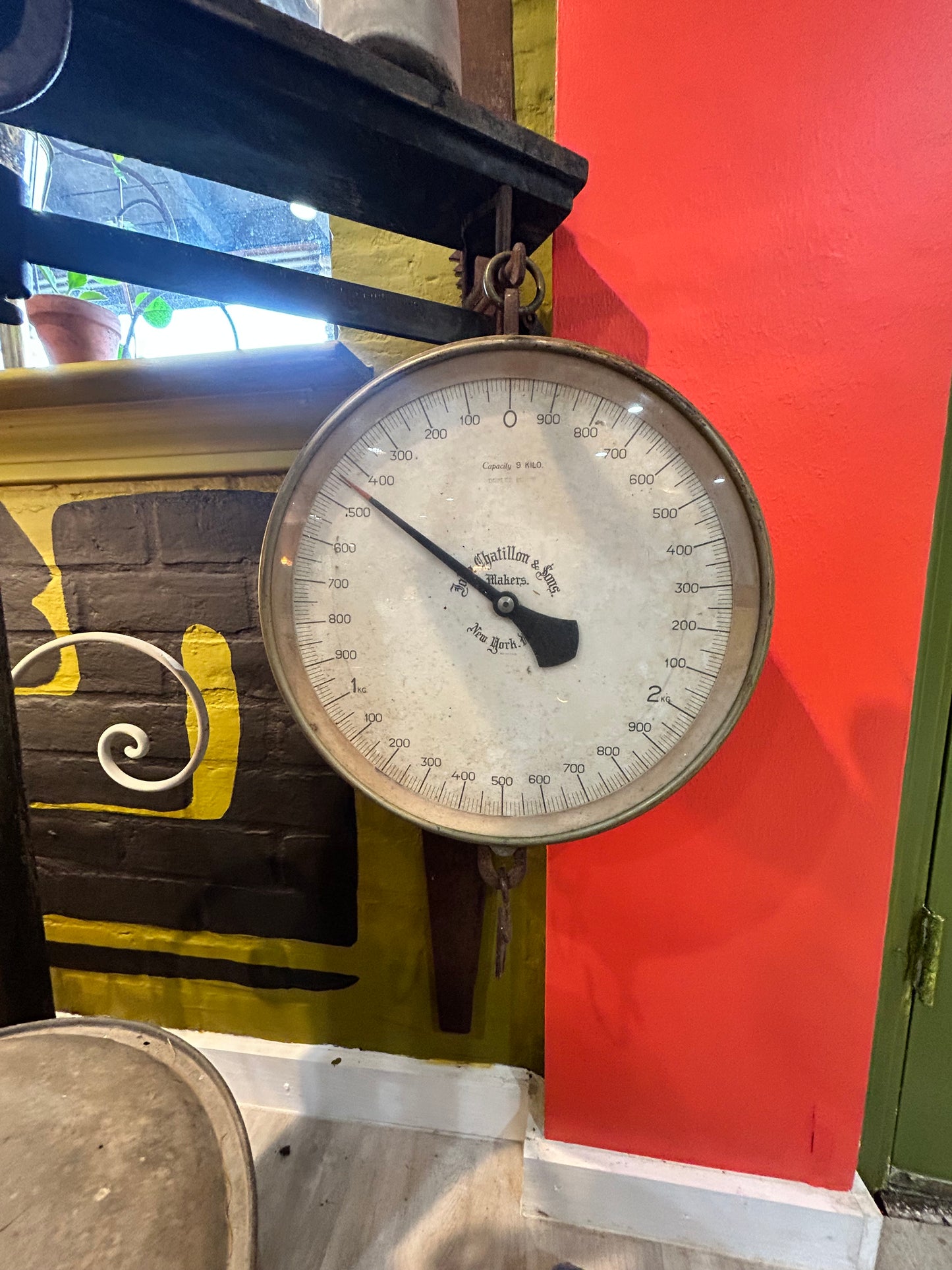 John Chatillon & Sons 9 Kilo Capacity Industrial Hanging Scale