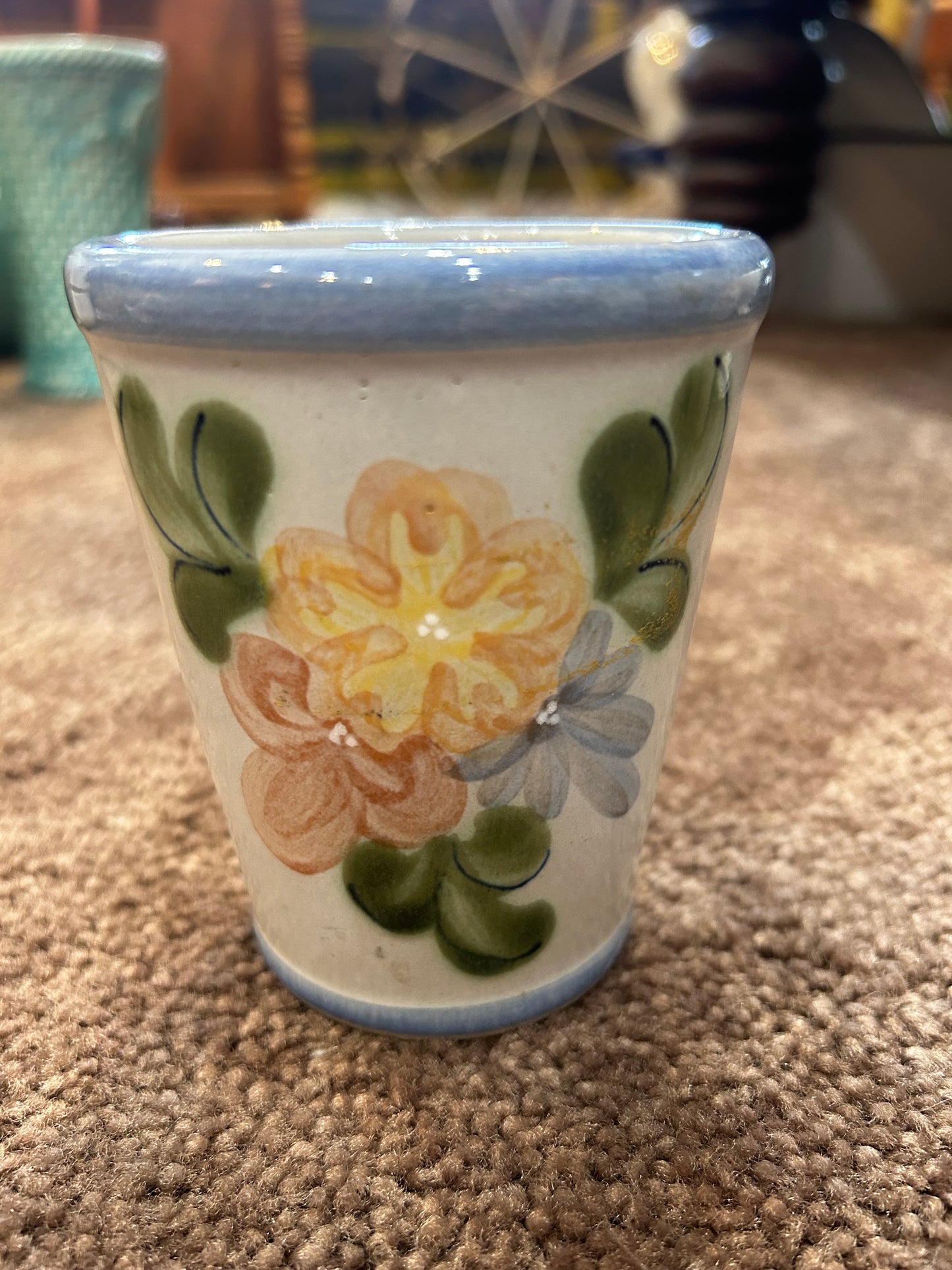Louisville Stoneware Floral Vase-Small