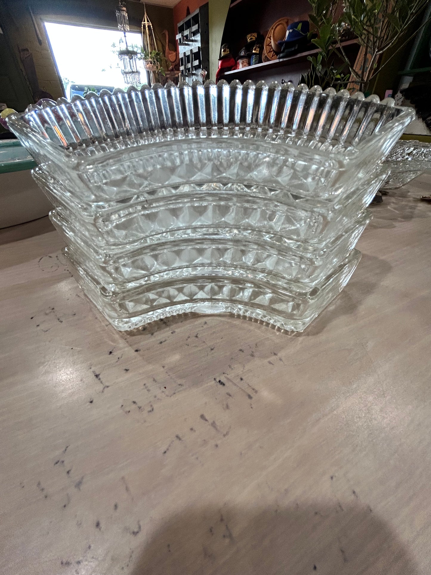 Kromex Lazy Susan Serving Dishes- Set of 4