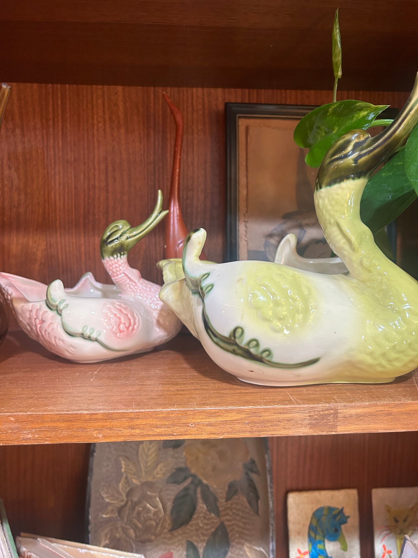 Vintage Art Deco- Hull Pottery Duck- Large