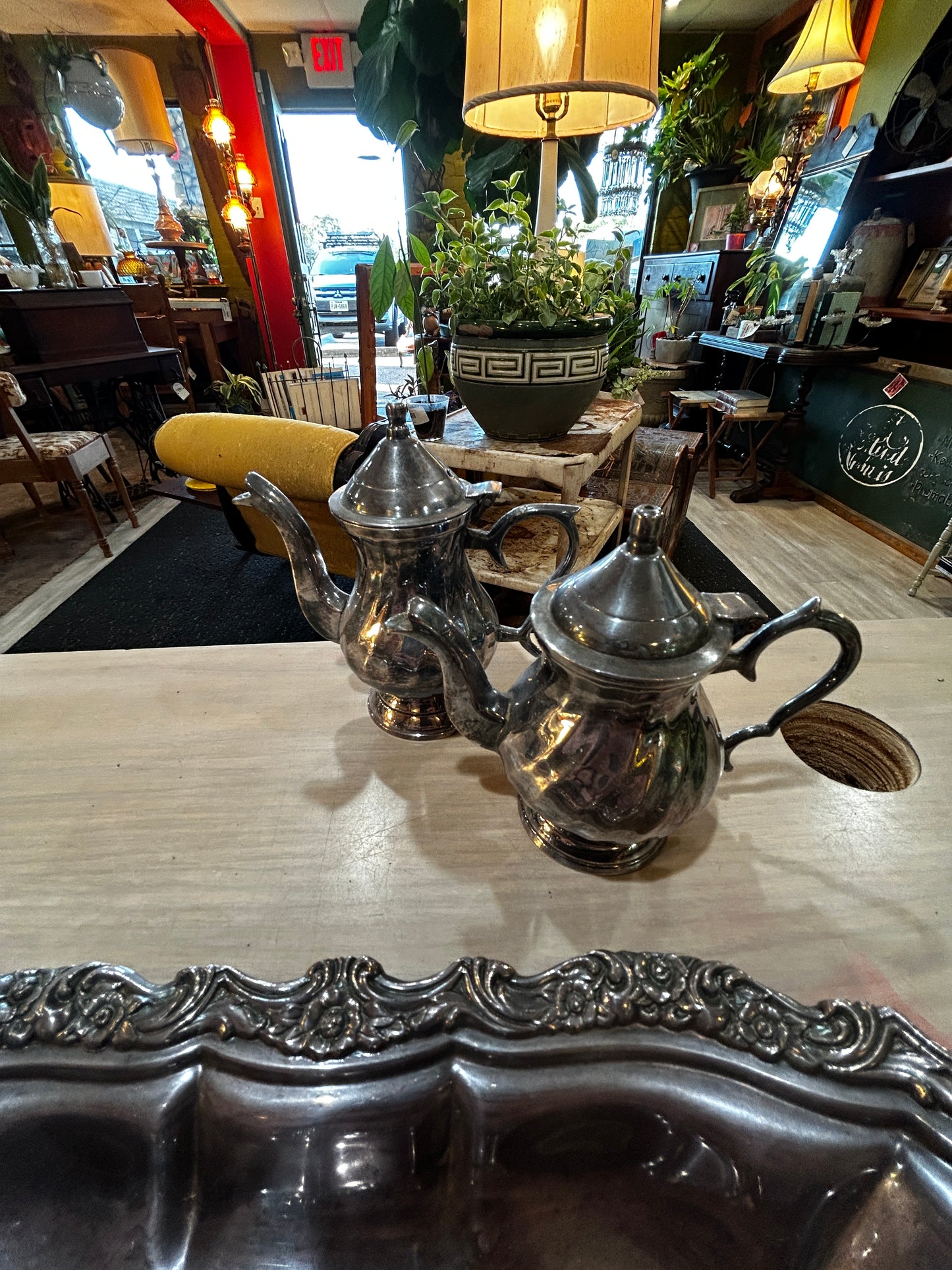 Miniature Silver Plate Tea Service