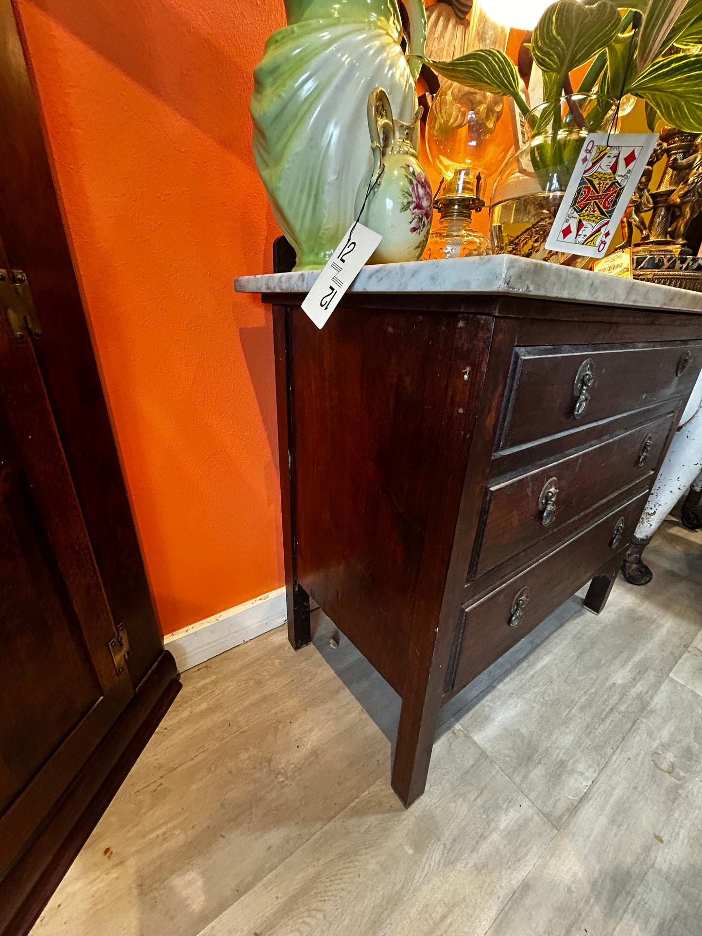 Handmade/Homemade Marble Top Side Table