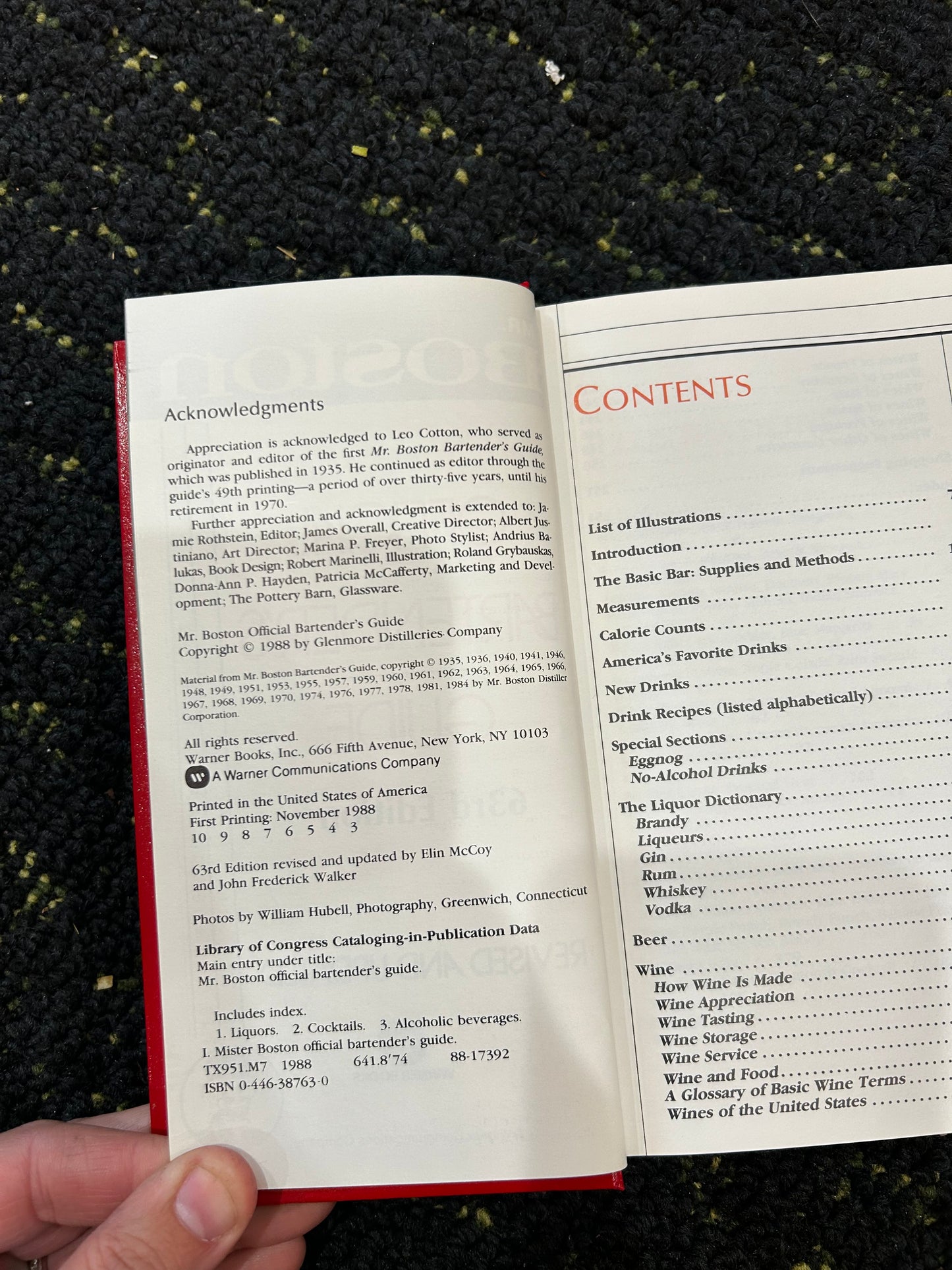 Official Bartender’s Guide