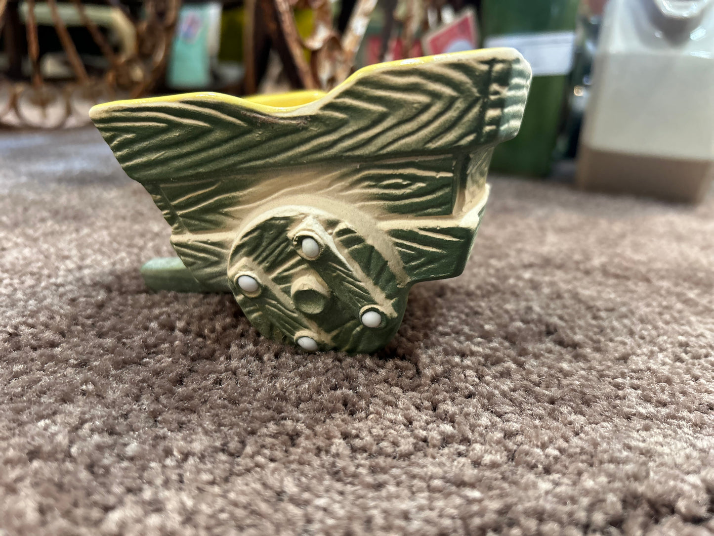 Vintage Shawnee Wagon Planter