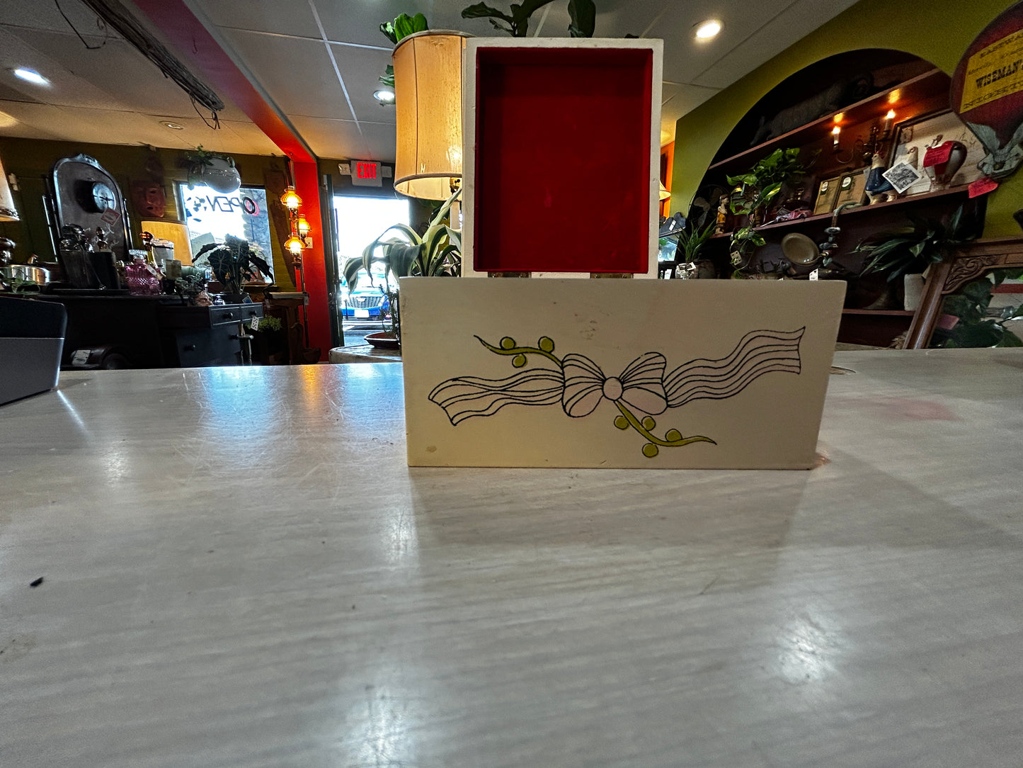 Vintage Jewelry Box- Hots Air Balloon-No Music Box