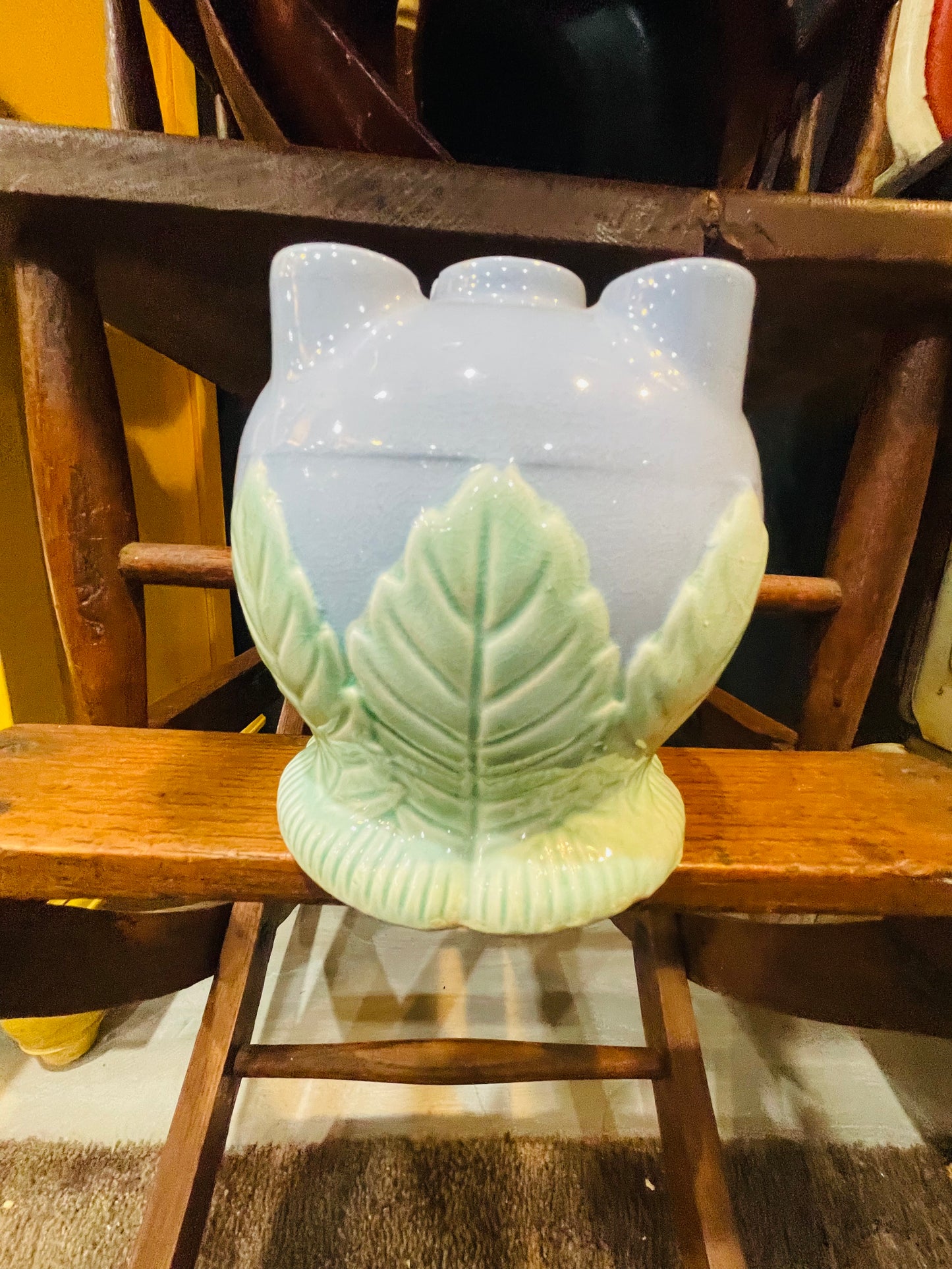 MCM Vintage Miyata Ware 5 Hole Flower Frog