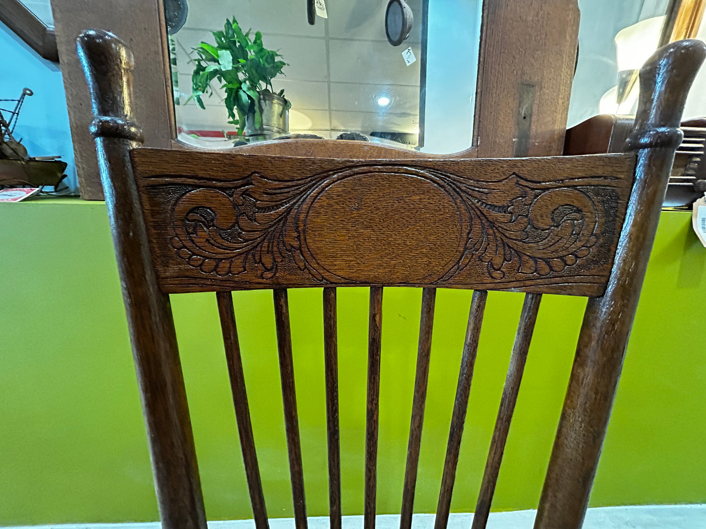 Turn of The Century Pressed Back Chair