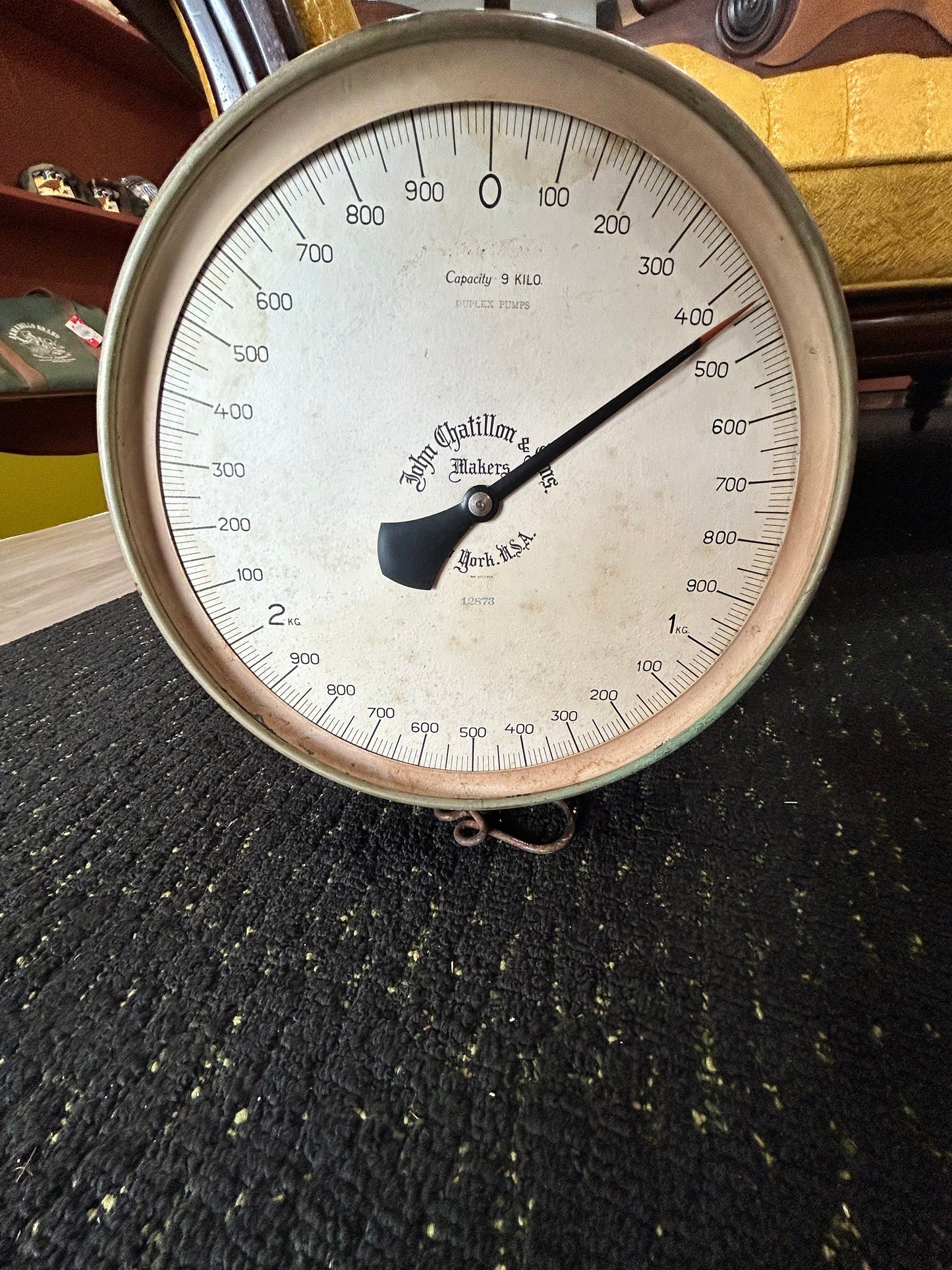 John Chatillon & Sons 9 Kilo Capacity Industrial Hanging Scale